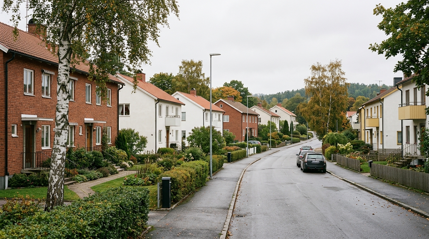 Hantverkare arbetar i Mölndal