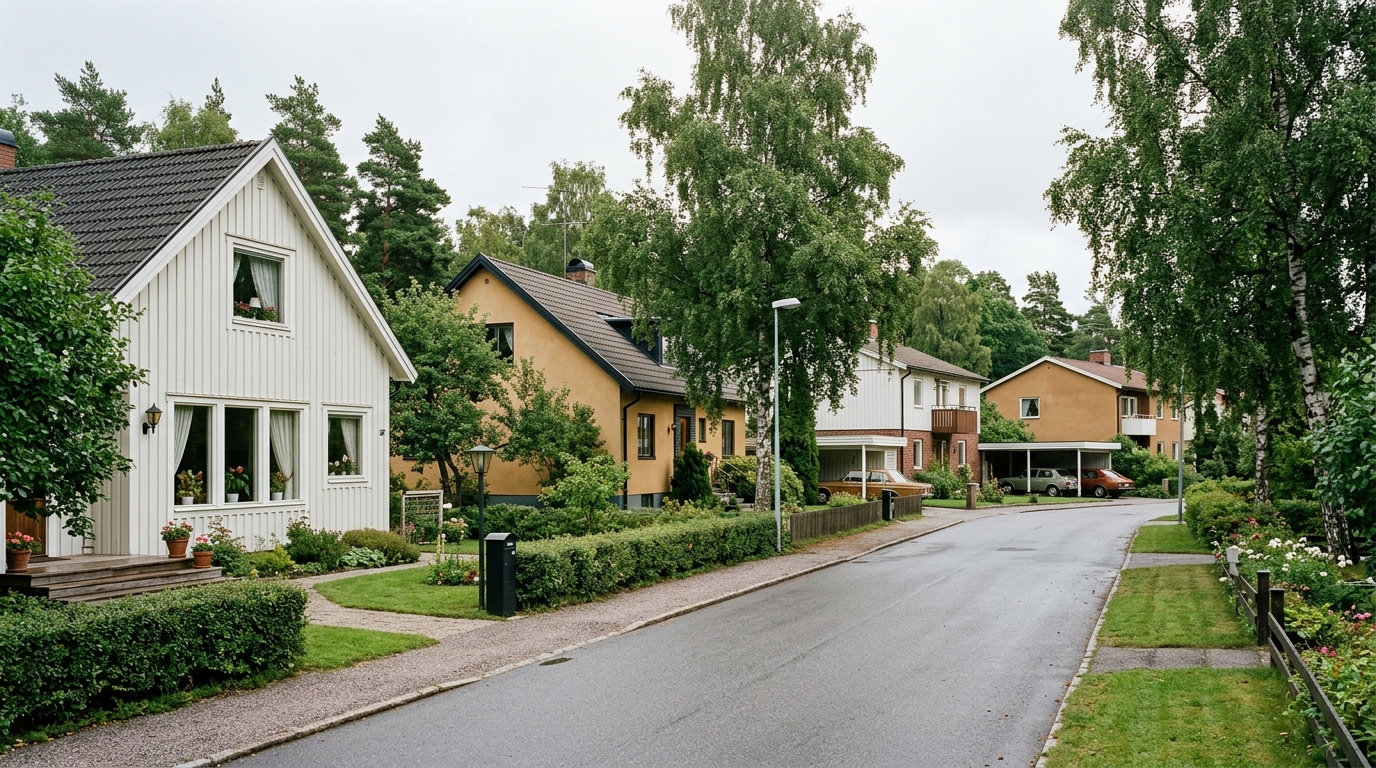 Hantverkare arbetar i Partille